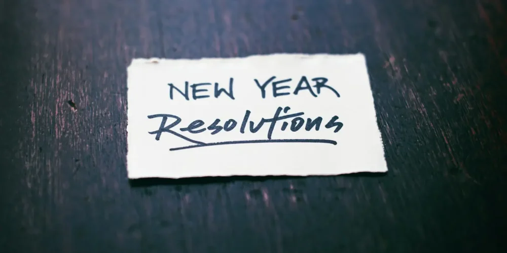 Resolution written on paper
